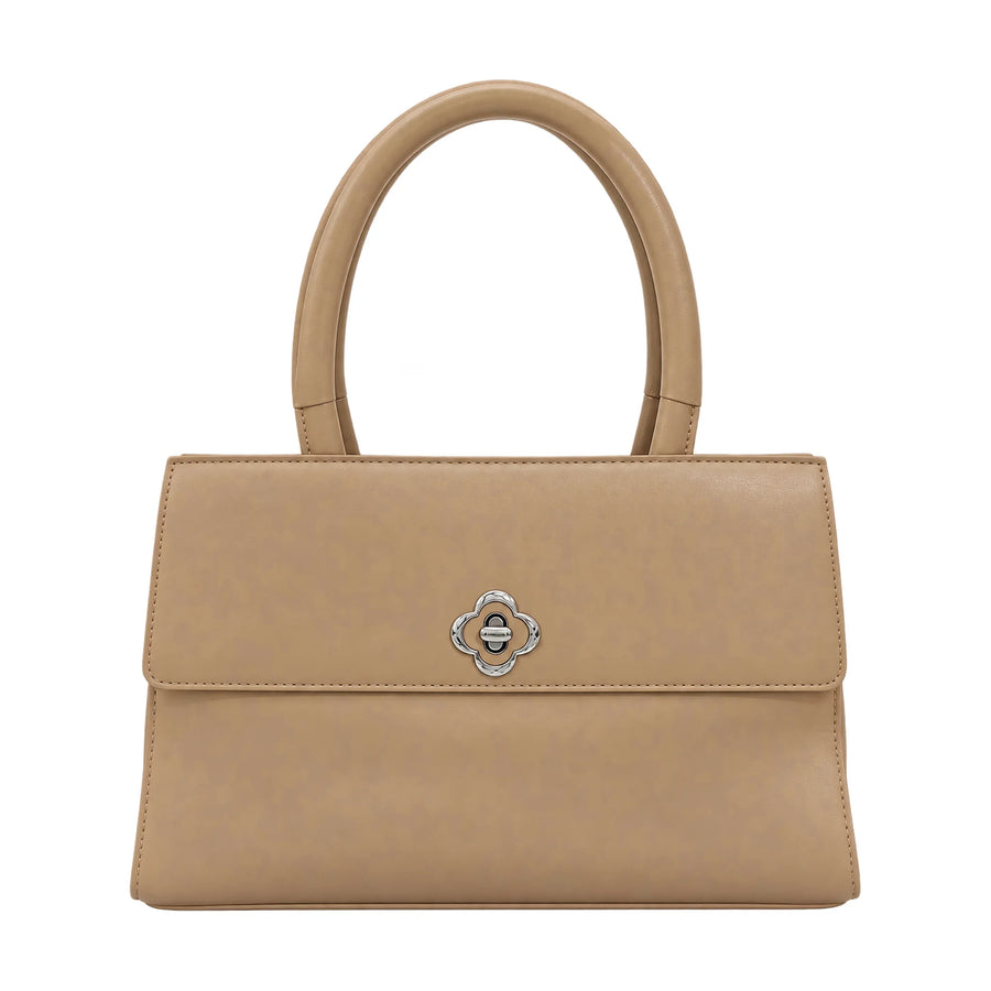 Envelope Flap tan handbag – Vice Versa